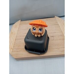 Littlest Pet Shop~#480~Bunny Rabbit~Lop Ears~Orange~Clover Eyes~Hat~Get Together